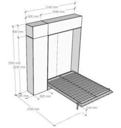 Lit Escamotable 140x190 Cm Avec 1 Colonne De Rangement 2 Meubles Hauts Bois Blanc Kanto 17 Lit Escamotable 140x190 Cm Avec 1 Colonne De Rangement 2 Meubles Hauts Bois Blanc Kanto -Pas Cher Lit Magasin lit escamotable 140x190 cm avec 1 colonne de rangement 2 meubles hauts bois blanc kanto 8050598027011 1317846