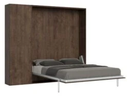 Lit Escamotable 140x190 Cm Avec 1 Colonne De Rangement 2 Meubles Hauts Bois Noyer Kanto 26 Lit Escamotable 140x190 Cm Avec 1 Colonne De Rangement 2 Meubles Hauts Bois Noyer Kanto -Pas Cher Lit Magasin lit escamotable 140x190 cm avec 1 colonne de rangement 2 meubles hauts bois noyer kanto 8050598027028 1317848