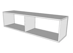 Lit Escamotable 160x190 Cm Avec 1 Colonne De Rangement 2 Meubles Hauts Bois Noyer Kanto -Pas Cher Lit Magasin lit escamotable 160x190 cm avec 1 colonne de rangement 2 meubles hauts bois noyer kanto 8050598026823 1317897