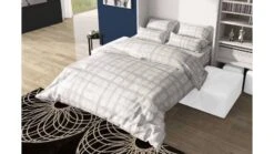 Lit Escamotable 80x180 Cm Avec Canapé Coffre Tissu Et Bibliothèque Moba -Pas Cher Lit Magasin lit escamotable 80x180 cm avec canape coffre tissu et bibliotheque moba 3666722075404 251337