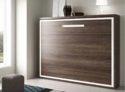 Lit Escamotable Horizontal 140x190 Cm Paula Cadre Métallique - Haut De Gamme -Pas Cher Lit Magasin lit escamotable horizontal 140x190 cm paula cadre metallique haut de gamme 3666722684460 1418045