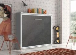 Lit Escamotable Horizontal 80x190 Cm Valeria - Pieds Synchronisés -Pas Cher Lit Magasin lit escamotable horizontal 80x190 cm valeria pieds synchronises 3666722676144 1408061