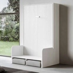 Lit Escamotable Vertical Avec Canapé Frêne Blanc Mat 120x190 Cm Kanto 28 Lit Escamotable Vertical Avec Canapé Frêne Blanc Mat 120x190 Cm Kanto -Pas Cher Lit Magasin lit escamotable vertical avec canape frene blanc mat 120x190 cm kanto 3666722815703 1316514