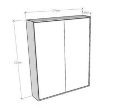 Lit Escamotable Vertical Bois Blanc Kanto 160x190 Cm -Pas Cher Lit Magasin lit escamotable vertical bois blanc kanto 160x190 cm 8050598026731 671497