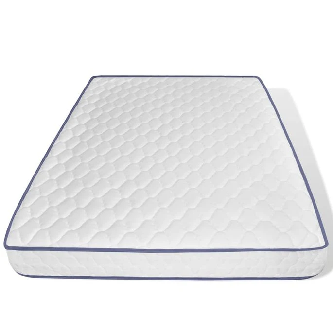 Lit Et Matelas à Mémoire De Forme Blanc Similicuir 140x200 Cm 5 14 Lit Et Matelas à Mémoire De Forme Blanc Similicuir 140x200 Cm 5 – Image 12