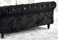 Lit Moderne Tête De Lit Haute Capitonnée Tissu Noir Kapy 140x190 Cm -Pas Cher Lit Magasin lit moderne tete de lit haute capitonnee tissu noir kapy 140x190 cm 3666722586269 589809