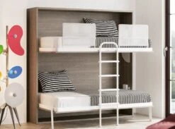 Produits populaires -Pas Cher Lit Magasin lit superpose escamotable 80x180 cm aurelia 3666722674348 1416079