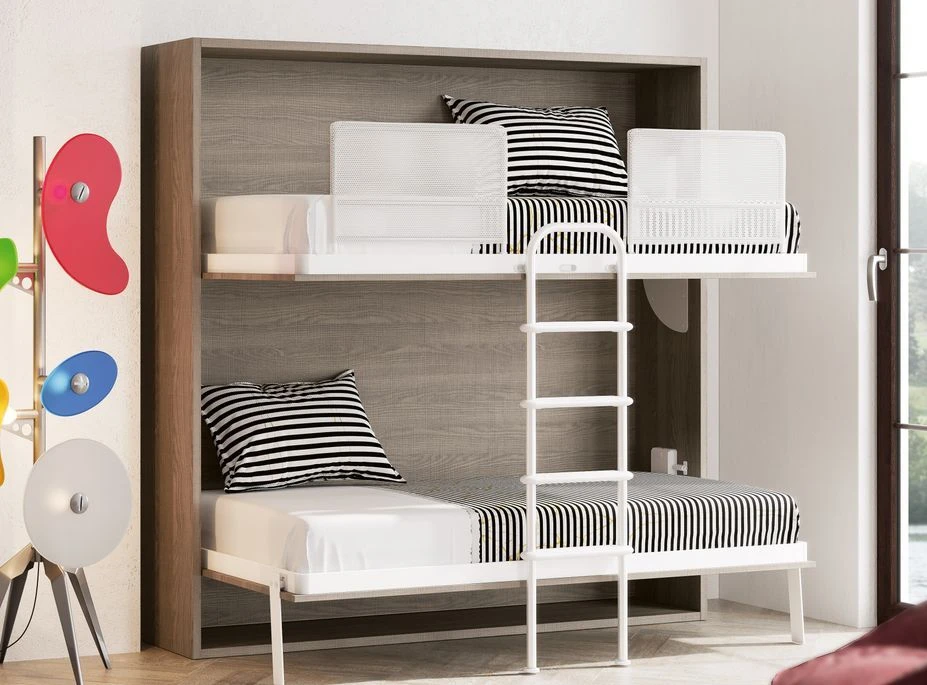 Lit Superposé Escamotable 80x180 Cm Aurelia 4 Lit Superposé Escamotable 80x180 Cm Aurelia – Image 2