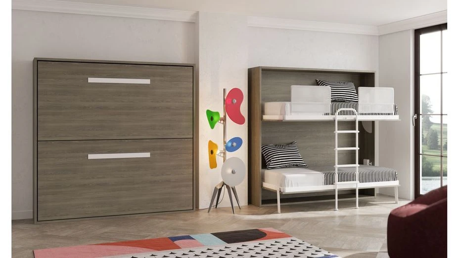 Lit Superposé Escamotable 90x180 Cm Melina 4 Lit Superposé Escamotable 90x180 Cm Melina – Image 2