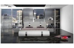 Lit Design Coffre 140x190 Cm Similicuir Blanc Et Métal Ange 11 Lit Design Coffre 140x190 Cm Similicuir Blanc Et Métal Ange -Pas Cher Lit Magasin nova lit coffre design similicuir blanc 140x190 cm 3666722586498 353029