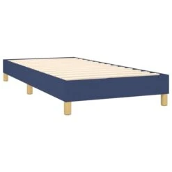Sommier Tapissier Avec Matelas Et LED Bleu 80x200cm Tissu -Pas Cher Lit Magasin sommier tapissier avec matelas et led bleu 80x200cm tissu 8720287371991 1497668